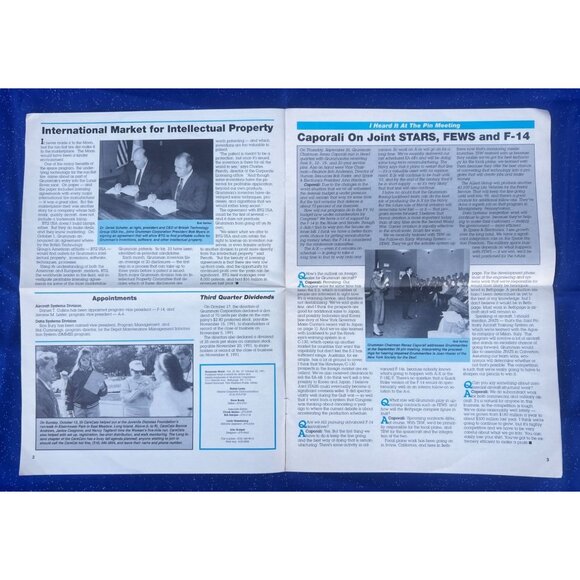 GrummanWorld Newsletter Oct 25 1991 | E-2C Hawkeye | United Way Issue - Picture 3 of 6